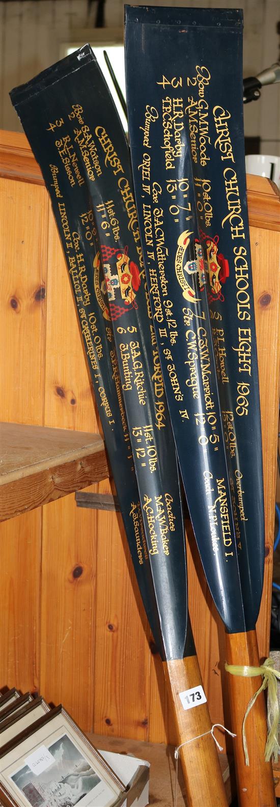 Two oars